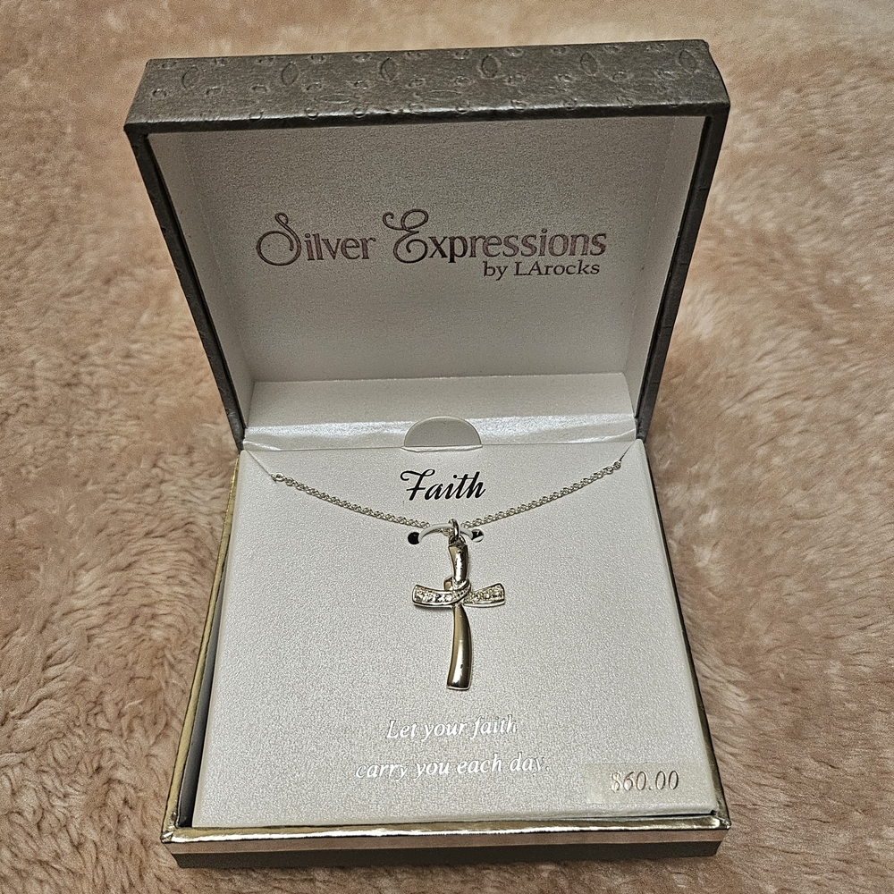 Silver Expressions Faith Necklace